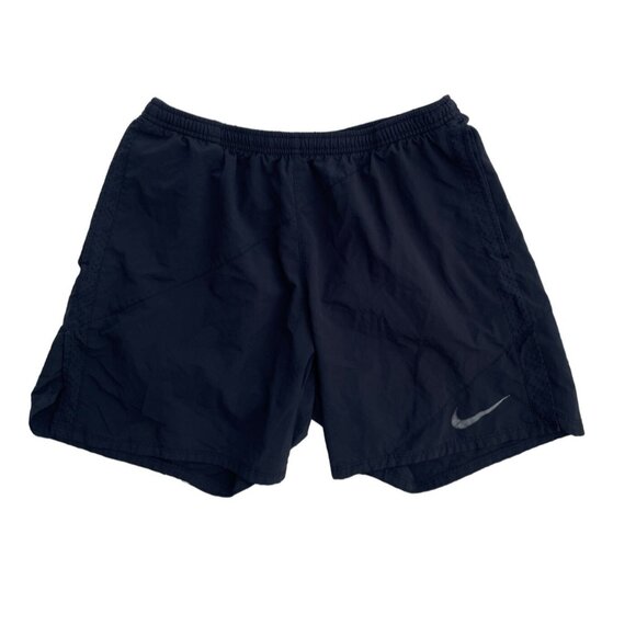 Nike Dri-Fit Women’s Large L LG  Athletic Unlined Shorts drawstring Black - Picture 1 of 11